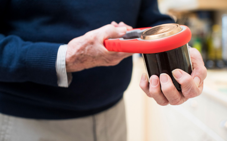 blikopener hulpmiddel