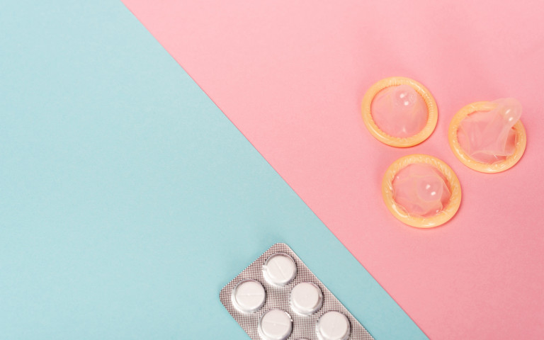 Condoom en pil anticonceptiemiddelen