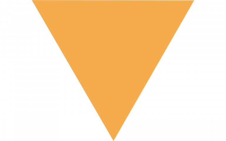 Driehoek oranje
