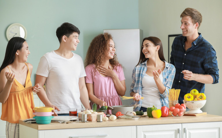 Studenten koken op kot