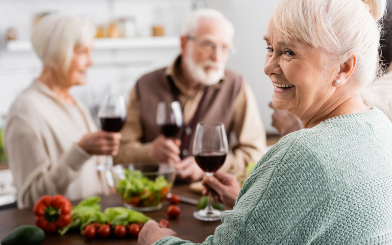 l'alcool pendant repas