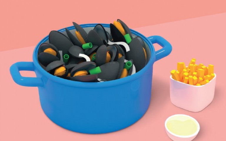 Casterolle Mosselen-friet