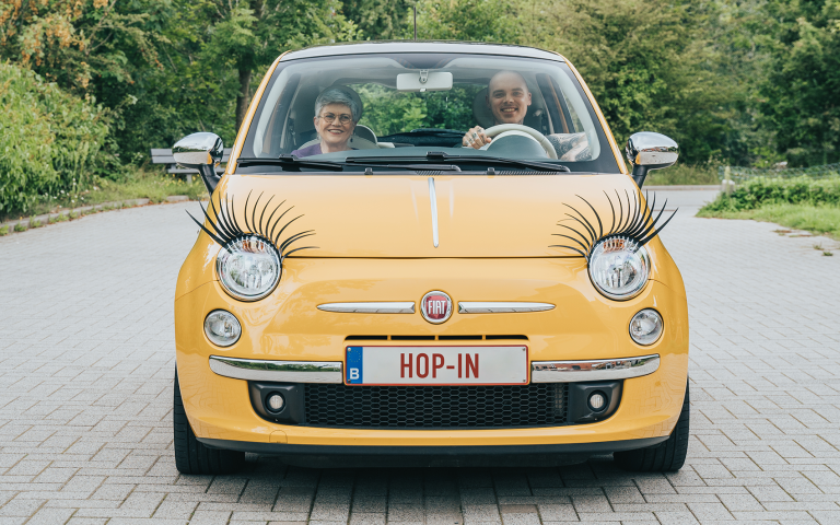 Auto hop-in vooraanzicht