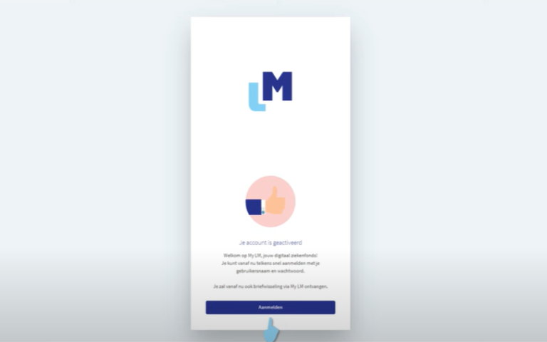 Stap 5 - account geactiveerd 