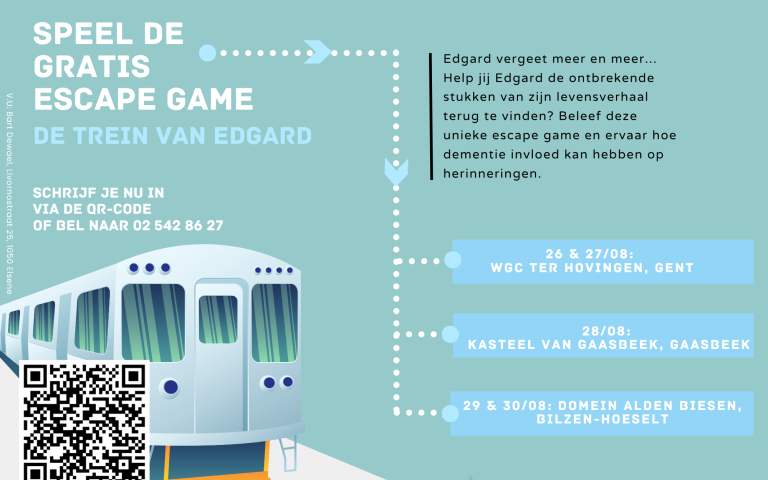 Flyer trein van Edgard