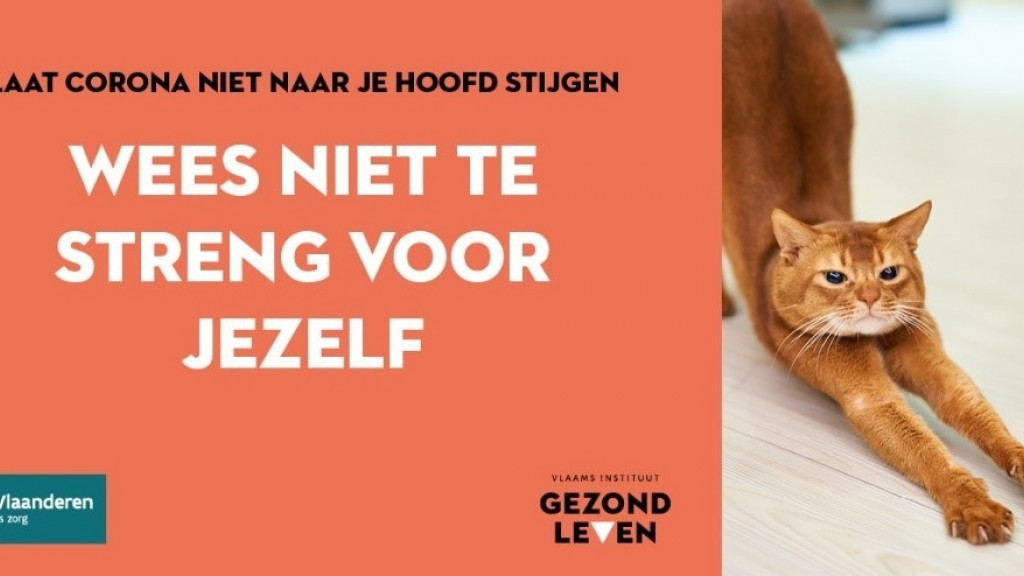 Pancarte wees niet te streng voor jezelf