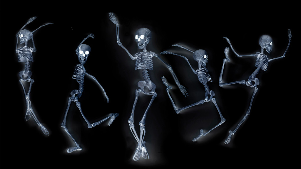 Dansende skeletten
