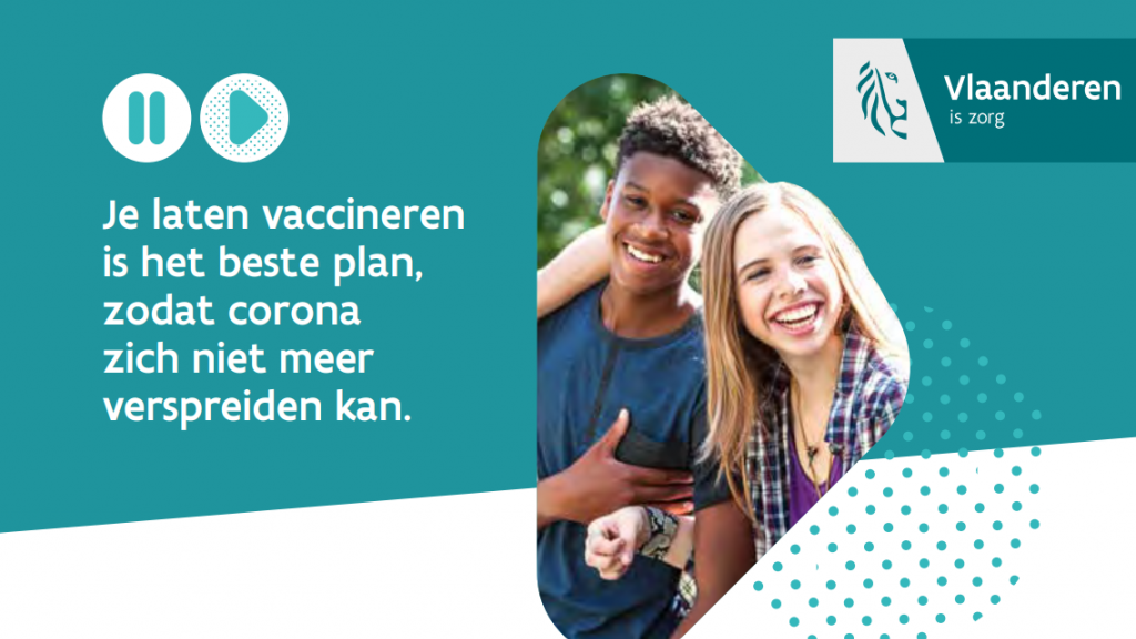 Vaccinatiecampagne Vlaanderen jongeren vanaf 12 jaar