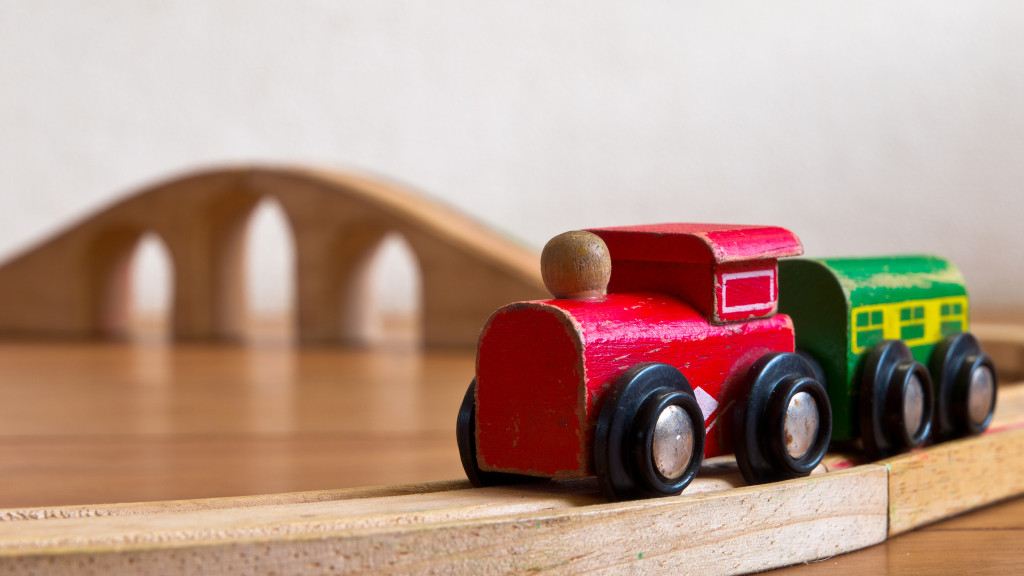 Houten treintje