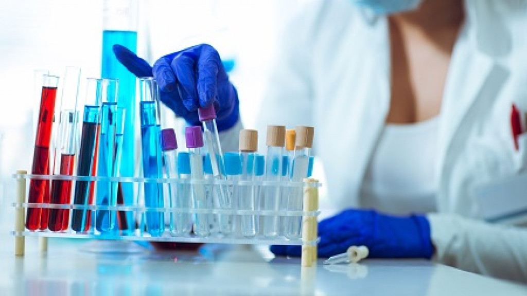 Echantillons de recherche en laboratoire