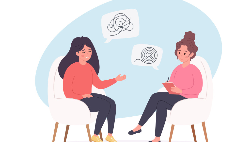 Illustration séance psy