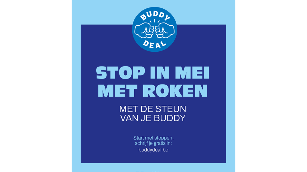 Stop in mei met roken met steun van je buddy - Buddy deal campagne 2024 Instagram