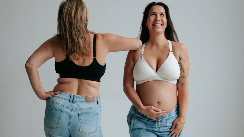 Feelou zwangerschaps- en voedingsbh's Magic Black en Vanilla Swirl. 