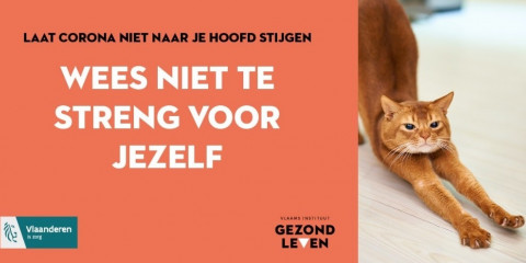 Pancarte wees niet te streng voor jezelf