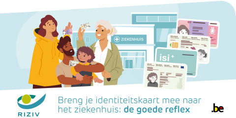 Campagnebeeld ID meenemen naar het ziekenhuis: de goede reflex