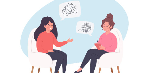 Illustration séance psy