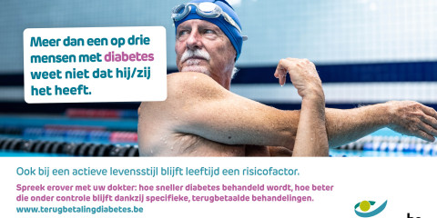 Meer dan een op drie mensen met diabetes weer niet dat hij/zij het heeft.