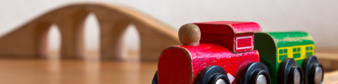 Houten treintje