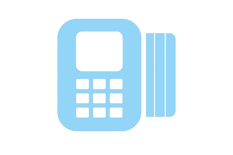 LM icoon calculator lichtblauw