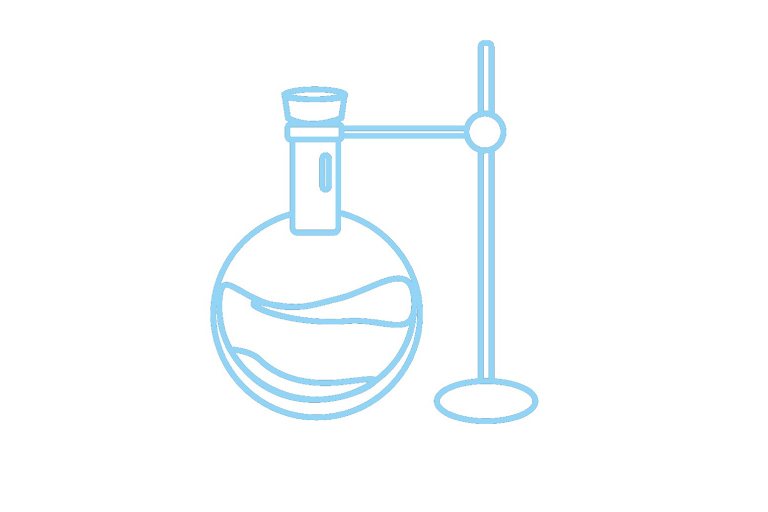 LM icoon chemie lichtblauw