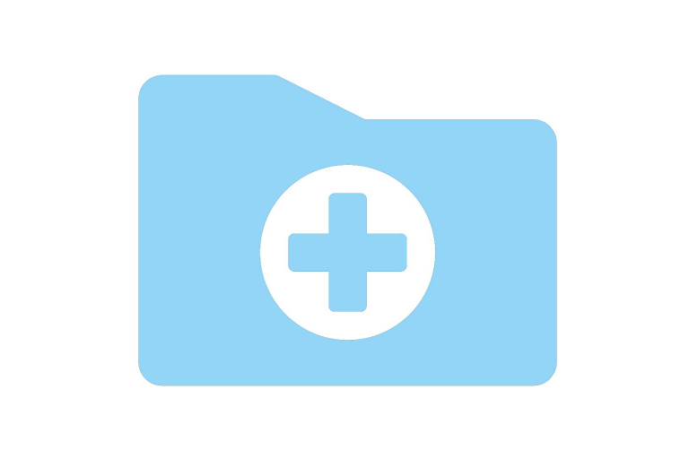 LM icoon ziekteverzekering lichtblauw