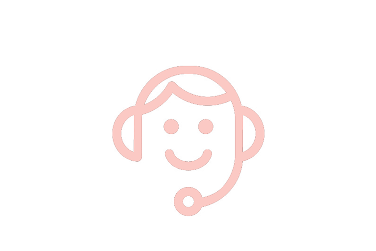 ML icone contact rose