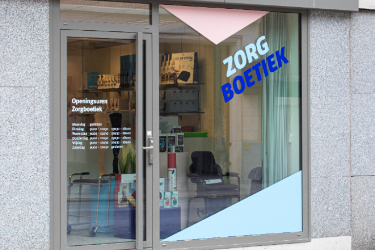 Gevel Zorgboetiek Roeselare.