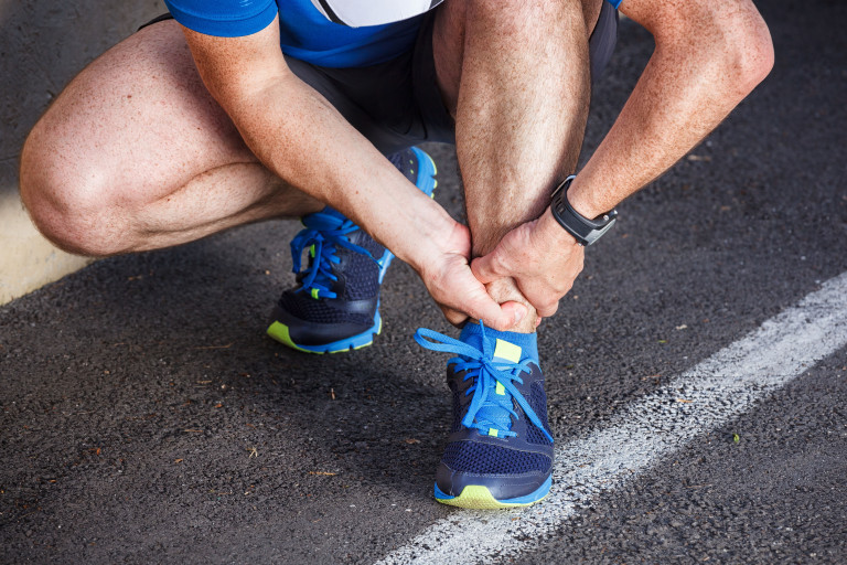 Loper met blessure aan voet