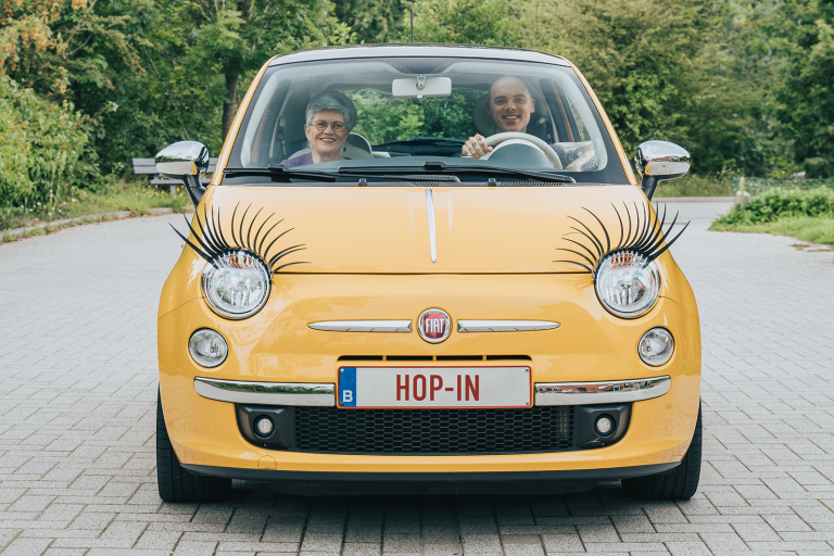 Auto hop-in vooraanzicht