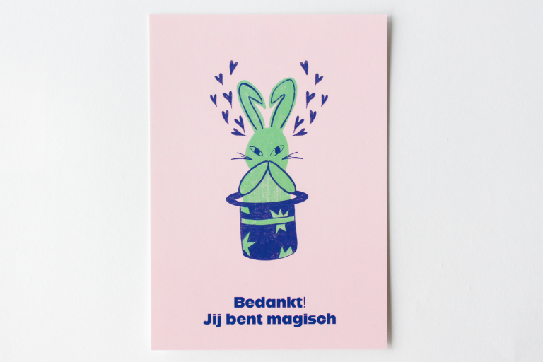 Postkaarten LM Oost-Vlaanderen nieuw - "Bedankt! Jij bent magisch"