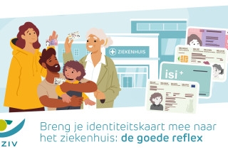 Campagnebeeld ID meenemen naar het ziekenhuis: de goede reflex