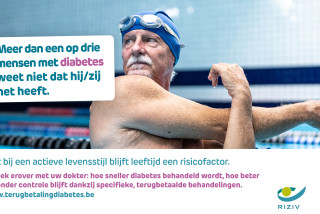 Meer dan een op drie mensen met diabetes weer niet dat hij/zij het heeft.
