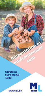 Couverture brochure alimentation et un environnement sain