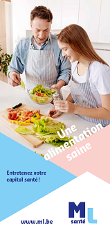 Couverture brochure alimentation saine