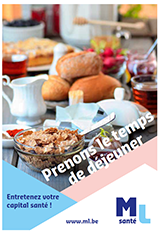 Couverture brochure Prenons le temps de dejeuner