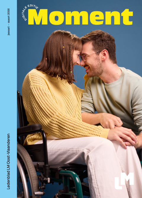 Cover ledenblad Moment LM Oost-Vlaanderen editie januari - maart 2026